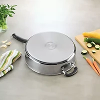 Farberware Stainless Steel 6-qt. Covered Saute Pan