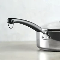 Farberware Stainless Steel 6-qt. Covered Saute Pan