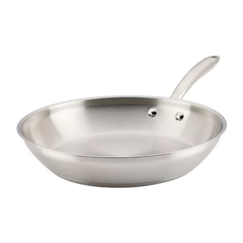 Rachael Ray Stainless Steel 12.5" Skillet