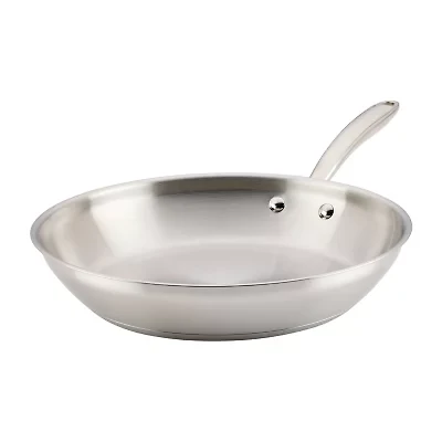 Rachael Ray Stainless Steel 12.5" Skillet