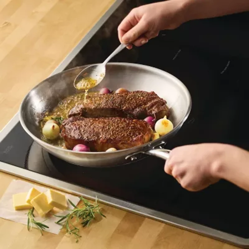 Rachael Ray Stainless Steel 12.5" Skillet