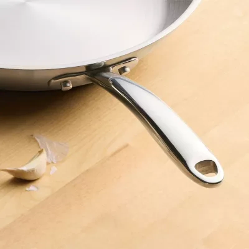 Rachael Ray Stainless Steel 12.5" Skillet