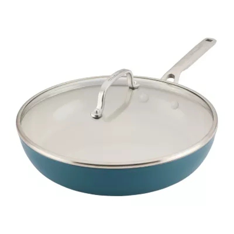 KitchenAid Hard Anodized 12.25" Covered Frying Pan