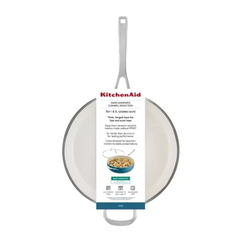 KitchenAid Hard Anodized 5-qt. Covered Saute Pan