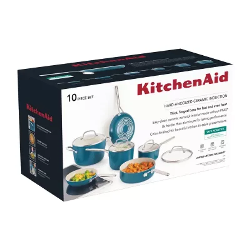 KitchenAid Hard Anodized 10-pc. Cookware Set