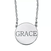 Personalized Name Disk Necklace