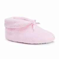 Muk Luks Womens Memory Foam Bootie Slippers