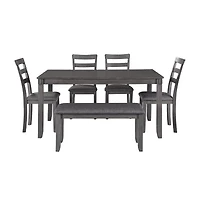 Signature Design by Ashley® Brisben 6-pc. Rectangular Dining Set