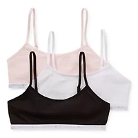Maidenform Big Kid Girls Multi-Pack 3-pc. Bralette J4378