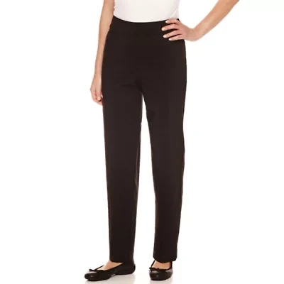 Alfred Dunner Classics Womens Plus Slim Pull-On Pants