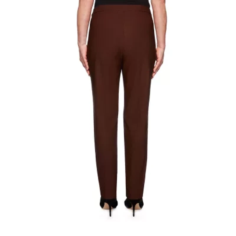 Alfred Dunner Classics Womens Plus Slim Pull-On Pants