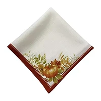 Elrene Home Fashions Autumn Pumpkin Grove Set Of 4-pc. Napkins