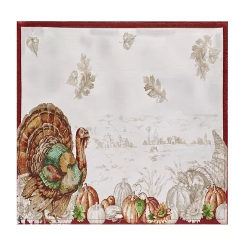 Elrene Home Fashions Holiday Turkey Set 4-pc. Placemat