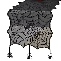 Elrene Home Fashions Crawling Halloween Table Runner
