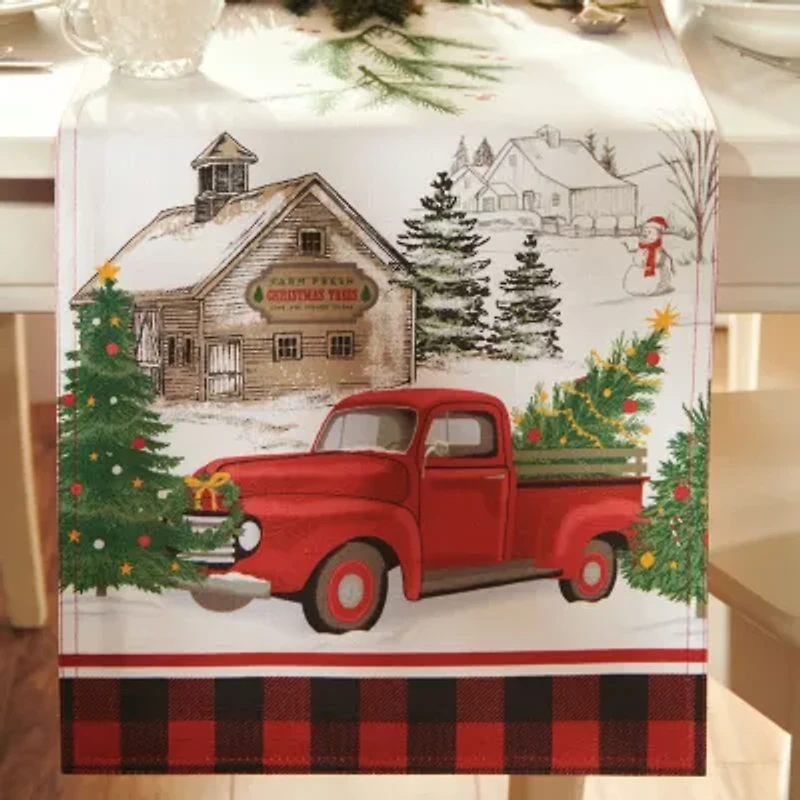 Elrene Home Fashions Vintage Christmas Table Runner