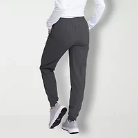 Skechers Skp552 Theory 4-Pocket Mid-Rise Jogger Womens Petite Stretch Fabric Moisture Wicking Scrub Pant