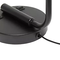 All the Rages Lalia Home Usb Port With Modern Glass Shade Desk Lamp