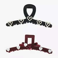 Arizona Heart 2-pc. Hair Clip