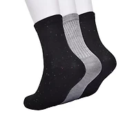 Frye and Co. Womens 3 Pair Crew Socks