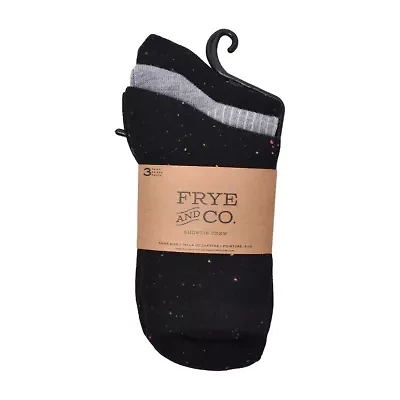 Frye and Co. Womens 3 Pair Crew Socks