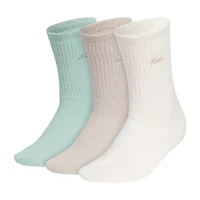 adidas Cozy Comfort Cushion Womens 3 Pair Crew Socks