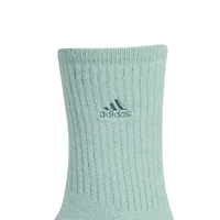 adidas Cozy Comfort Cushion Womens 3 Pair Crew Socks