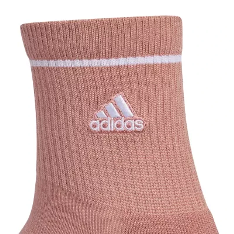 adidas Cushion Sport Womens Multi-Pack 3 Pair Quarter Ankle Socks