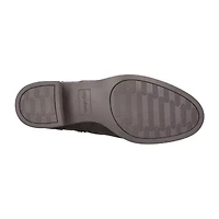 Easy Street Womens Tucker Plus Extra Wide Calf Stacked Heel Riding Boots