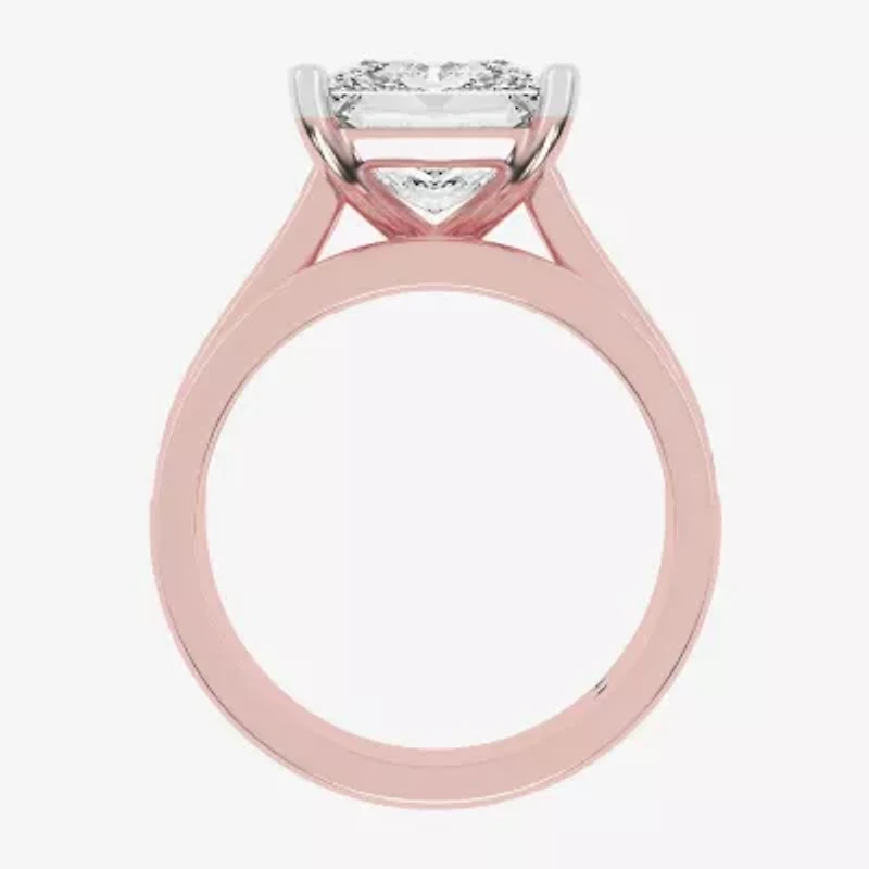 (G-H / Vs2-Si1) Womens 6 CT. T.W. Lab Grown White Diamond 14K Gold Side Stone Bridal Set