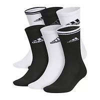 adidas Cushion Mix Mens 6 Pair Crew Socks