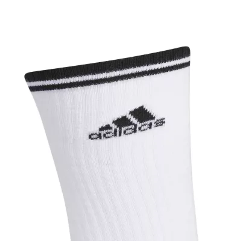 adidas Cushion Mix Mens 6 Pair Crew Socks