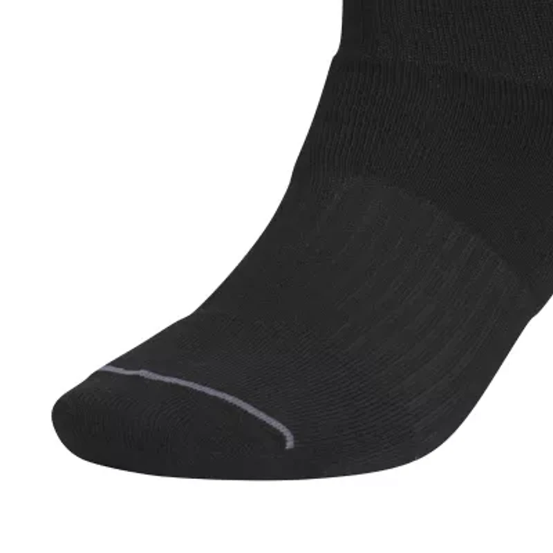 adidas Cushion Sport High Mens Multi-Pack 3 Pair Quarter Ankle Socks