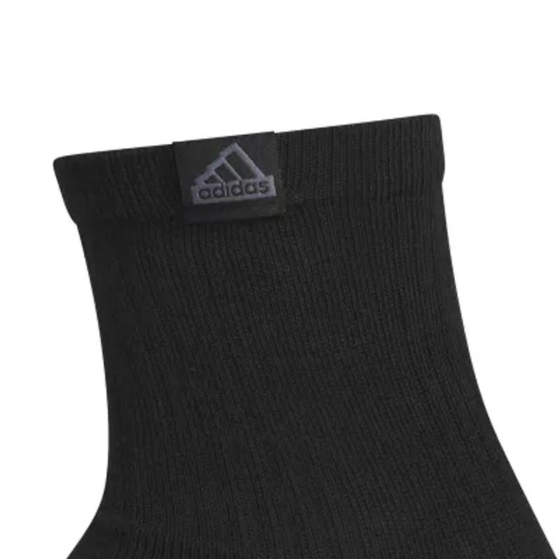 adidas Cushion Sport High Mens Multi-Pack 3 Pair Quarter Ankle Socks