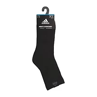 adidas Cushion Sport High Mens Multi-Pack 3 Pair Quarter Ankle Socks