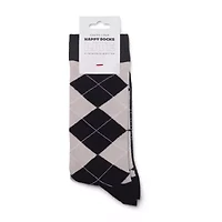Happy Socks LITE Argyle Mens 1 Pair Crew