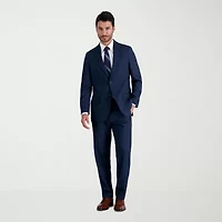 Haggar JMH Tailored Prominent Twill Mens Stretch Fabric Modern Fit Flat Front Suit Pant