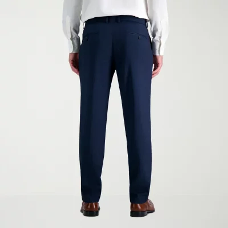 Haggar JMH Tailored Prominent Twill Mens Stretch Fabric Modern Fit Flat Front Suit Pant