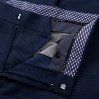 Haggar JMH Tailored Prominent Twill Mens Stretch Fabric Modern Fit Flat Front Suit Pant