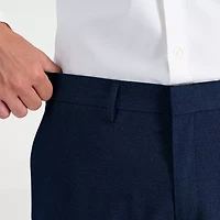 Haggar JMH Tailored Prominent Twill Mens Stretch Fabric Modern Fit Flat Front Suit Pant