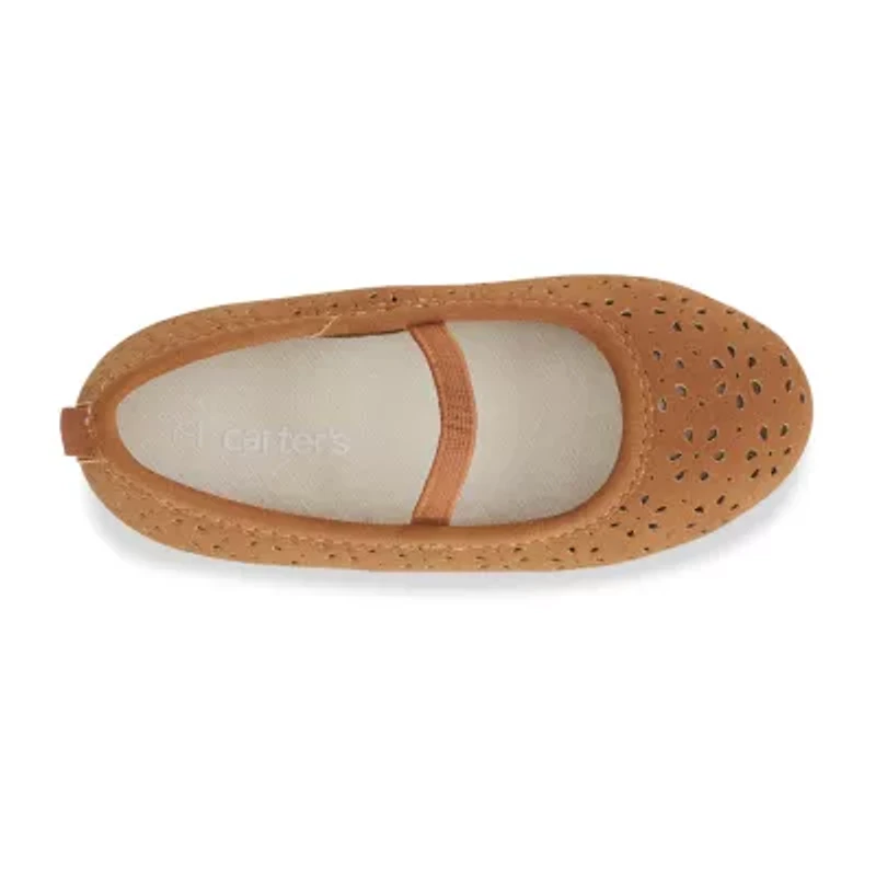 Carter's Easton2 Toddler Girls Round Closed Toe Ballet Flats