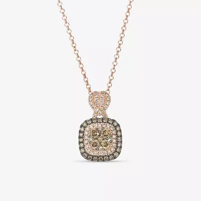 Le Vian® Pendant featuring Chocolate Diamonds® Nude Diamonds™ set in 14K Strawberry Gold®