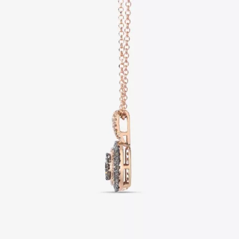 Le Vian® Pendant featuring Chocolate Diamonds® Nude Diamonds™ set in 14K Strawberry Gold