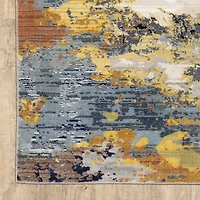 Covington Home Caracas Abstract Patina 27"X90" Indoor Rectangular Runner