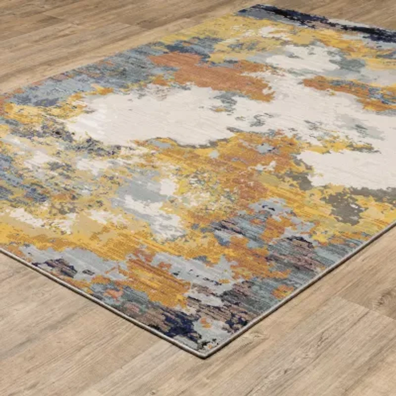 Covington Home Caracas Abstract Patina 39"X60" Indoor Rectangular Accent Rug
