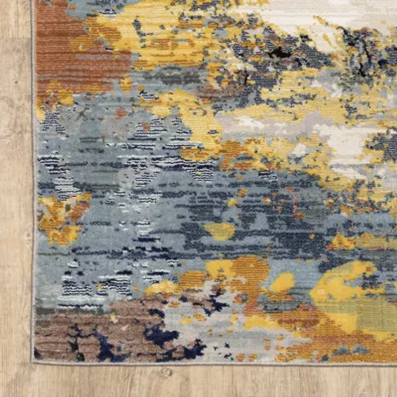 Covington Home Caracas Abstract Patina 39"X60" Indoor Rectangular Accent Rug