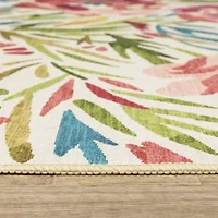 Covington Home Florentina Floral Array Indoor Oudoor Rectangular Area Rug