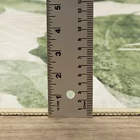 Covington Home Florentina Tropical Palm 42"X66" Indoor Outdoor Rectangular Accent Rug