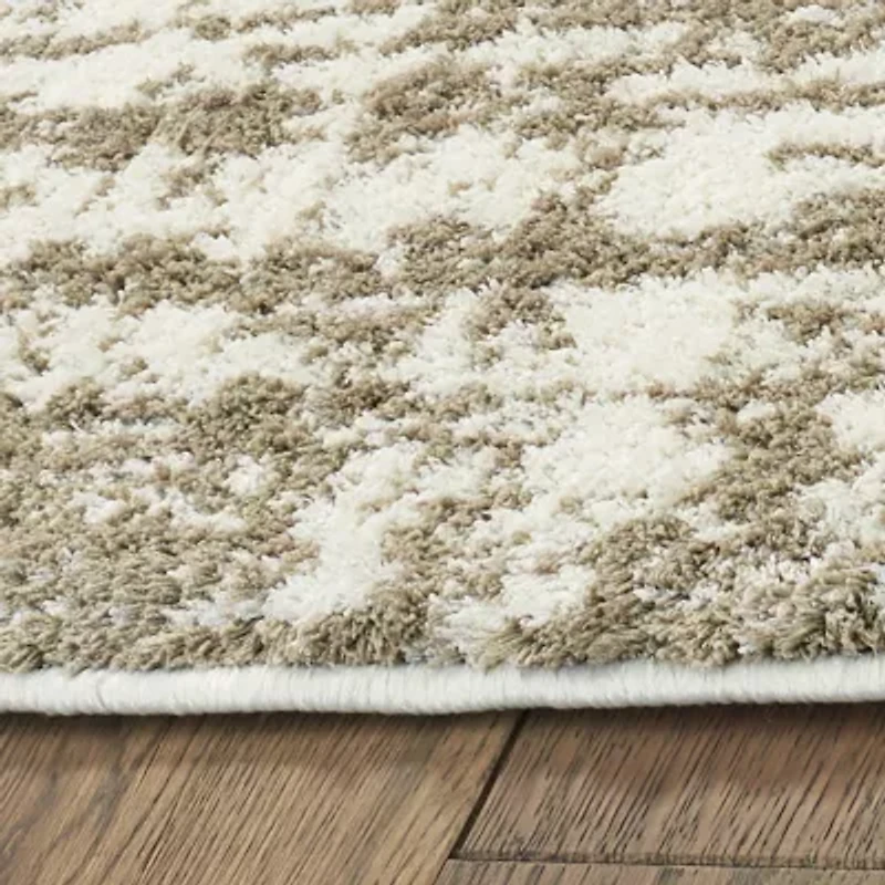 Covington Home Vienna Mottled Abstract 27"X90" Indoor Rectangular Runner