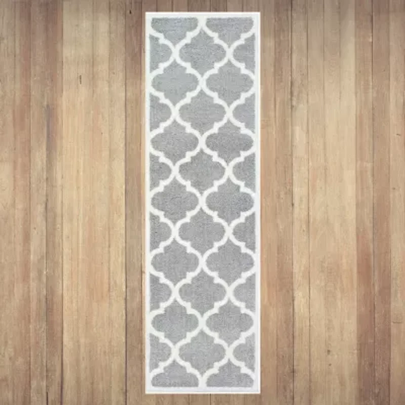 Covington Home Vienna Scalloped Lattice 27"X90" Indoor Rectangular Runner