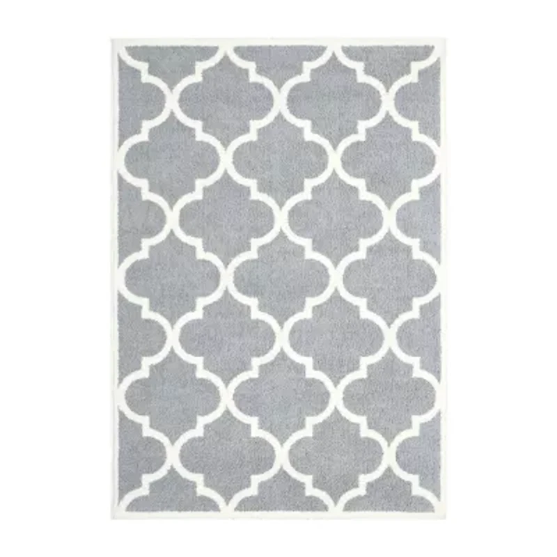 Covington Home Vienna Scalloped Lattice Indoor Rectangular Area Rug